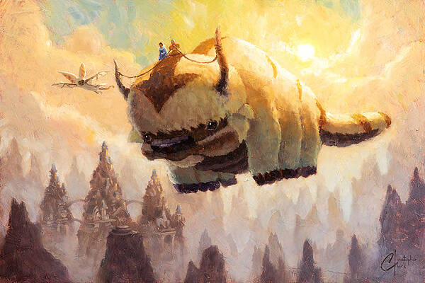 Avatar Aang Art Fine Art America
