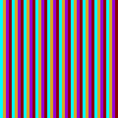 [ Thumbnail: Aqua, Goldenrod, Dark Violet, and Dark Red Colored Lined/Striped Pattern Duvet Cover ]