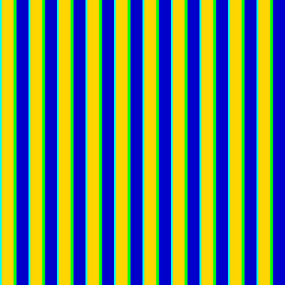 [ Thumbnail: Aqua, Yellow, Lime, and Blue Colored Lines/Stripes Pattern Acrylic Print ]