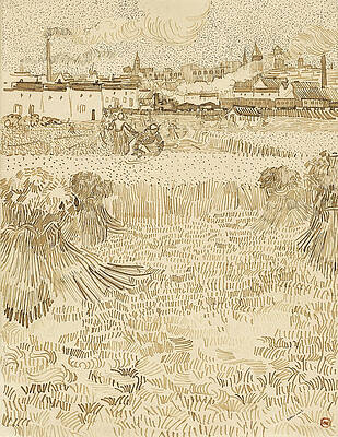 Arles, View from the Wheat Fields by Eric Glaser Arles, View from the Wheat Fields by Eric Glaser