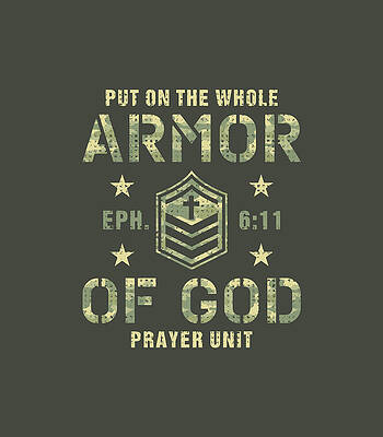 Armor Of God. Gaming. Wall Art Canvas Digital Art by Jesse Collins - Pixels