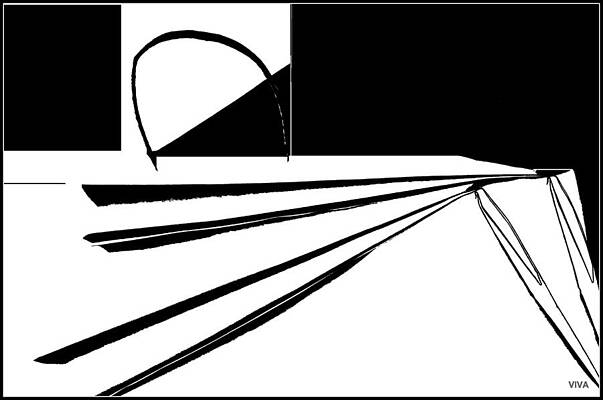 Arrangement 1 Shopping b-w by VIVA Anderson Arrangement 1 Shopping b-w by VIVA Anderson