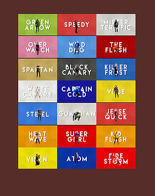 Arrowverse Arrow  Flash  Legends Of Tomorrow  Supergirl Unisex Tee  Hoodie  Sweatshirt Graphic Trend by ADAM SOBEL