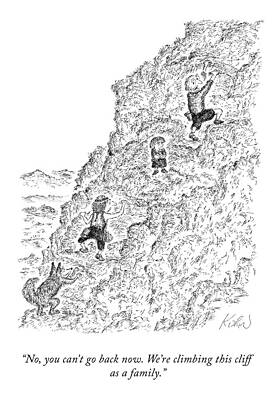 Wall Art - Drawing - As A Family by Edward Koren