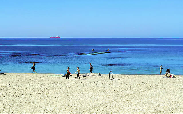 At Mikhmoret Beach by Meir Ezrachi At Mikhmoret Beach by Meir Ezrachi