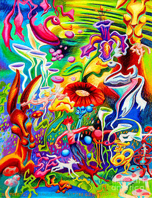 Wall Art - Drawing - At Twilight by Genevieve Esson