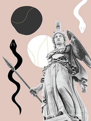 Athena goddess Art Board Print for Sale by LecoLA