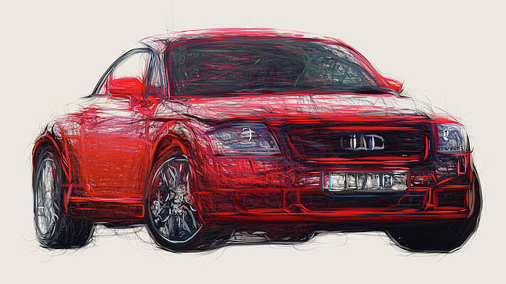 Super car from germany Audi RS6 Avant Performance #1 Sticker by Vladyslav  Shapovalenko - Pixels
