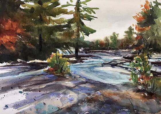 Autumn at Wood Hull Creek by Judith Levins Autumn at Wood Hull Creek by Judith Levins