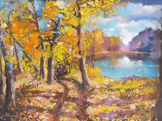 Autumn impression by the lake by Lorand Sipos Autumn impression by the lake by Lorand Sipos
