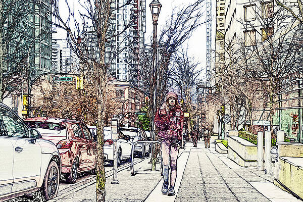 Autumn in Vancouver city streets by Farzad Frames Autumn in Vancouver city streets by Farzad Frames