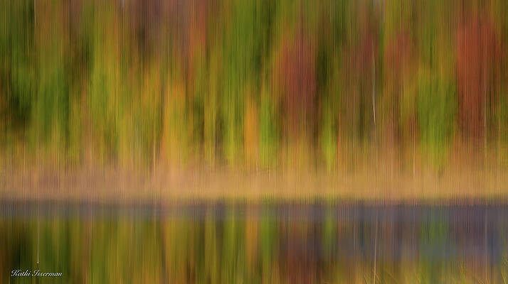 Wall Art - Photograph - Autumn Lake Abstract by Kathi Isserman
