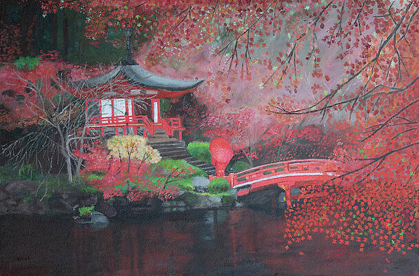 Autumn Scene From Japan by Masami IIDA Autumn Scene From Japan by Masami IIDA