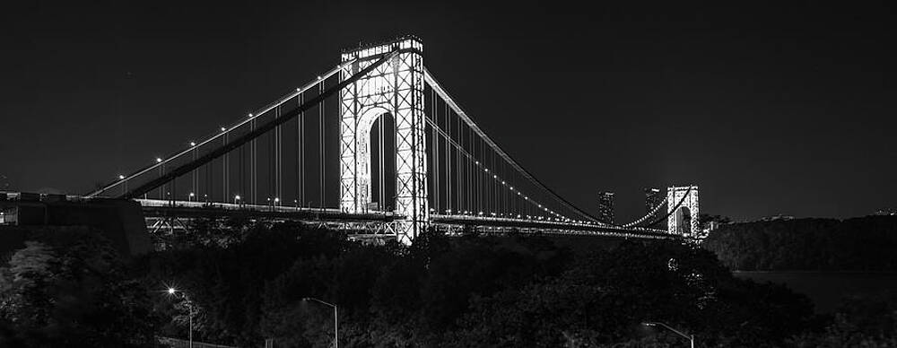 B/W George Washington Bridge on 9/11/2021 by Theodore Jones B/W George Washington Bridge on 9/11/2021 by Theodore Jones