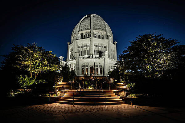 Baiha'i House of Worship at dawn by Sven Brogren Baiha'i House of Worship at dawn by Sven Brogren