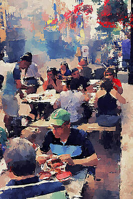 Wall Art - Digital Art - Barbecue Festival Ottawa by Tatiana Travelways