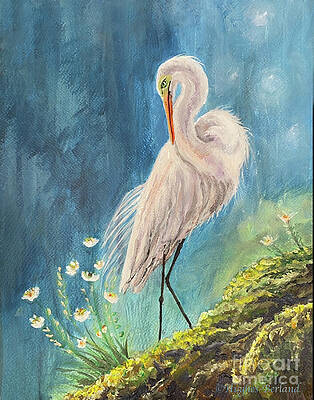 Wall Art - Painting - Bashful by Melinda Hughes-Berland