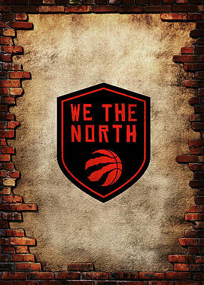 Basketball Rotis Art Toronto Raptors We The North by Leith Huber