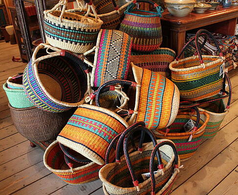 Baskets I by Ruth Kamenev Baskets I by Ruth Kamenev