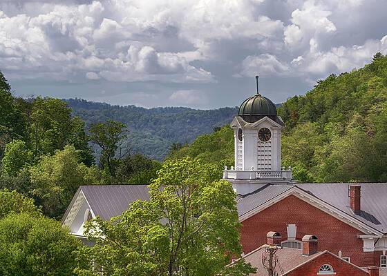 Bath County Courthouse Clock Tower by Susan Rissi Tregoning Bath County Courthouse Clock Tower by Susan Rissi Tregoning