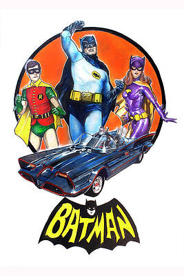 Batmobile Paintings for Sale - Fine Art America