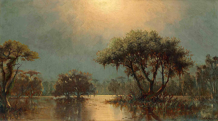 Bayou Landscape 2 Print by Joseph Rusling Meeker