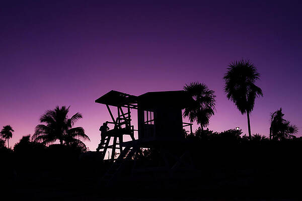 Wall Art - Photograph - Baywatch fantasy sunset Mexican Restaurant Decoration by Josu Ozkaritz