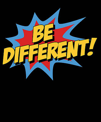 Wall Art - Digital Art - Be Different Autism Awareness by Flippin Sweet Gear