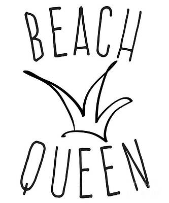 Wall Art - Digital Art - Beach Queen by Flippin Sweet Gear
