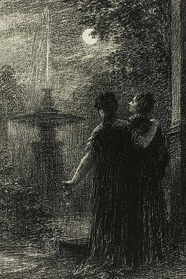 Beatrice and Benedict, Act I by Henri Fantin-Latour Beatrice and Benedict, Act I by Henri Fantin-Latour
