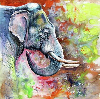 Asian Elephant Paintings Page 4 Of 5 Fine Art America