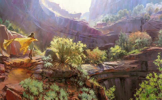 Wall Art - Painting - Beauty and the Abyss by Steve Henderson
