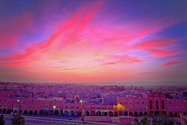 Wall Art - Photograph - Before Sunrise, Ouarzazate, Morocco. by Tony Mills