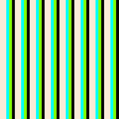 [ Thumbnail: Beige, Cyan, Chartreuse, and Black Colored Lines Pattern Tote Bag ]