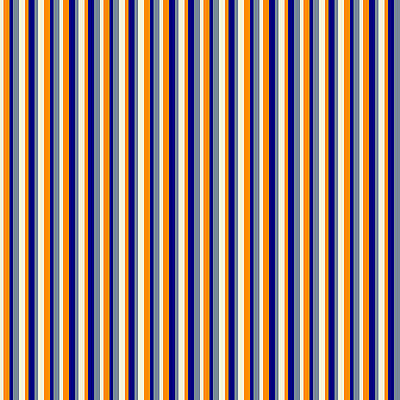 [ Thumbnail: Beige, Dark Orange, Blue, and Light Slate Gray Colored Pattern of Stripes Acrylic Print ]