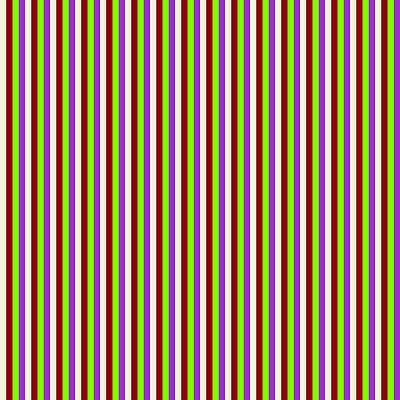 [ Thumbnail: Beige, Dark Red, Chartreuse, and Dark Orchid Colored Lines/Stripes Pattern Acrylic Print ]