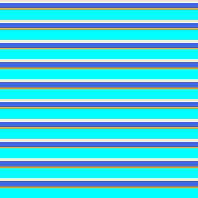 [ Thumbnail: Beige, Royal Blue, Goldenrod, and Cyan Colored Striped/Lined Pattern Duvet Cover ]