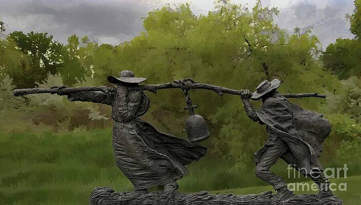 Wall Art - Photograph - Bell Keepers In A Storm by Jon Burch Photography