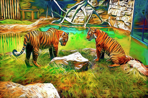 Bengal Tigers by Carlos Diaz Bengal Tigers by Carlos Diaz