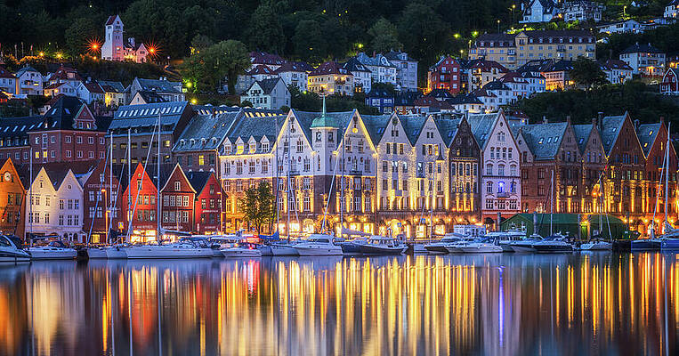 Wall Art - Photograph - Bergen Harbor by Darren White