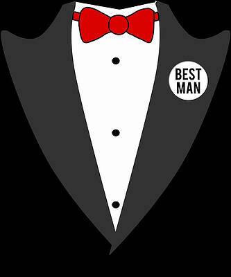 Wall Art - Digital Art - Best Man Tuxedo by Flippin Sweet Gear
