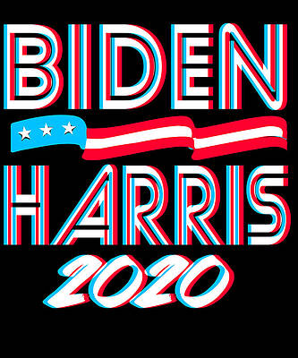 Wall Art - Digital Art - Biden Harris For President 2020 by Flippin Sweet Gear