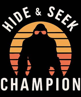 Wall Art - Digital Art - Bigfoot Hide and Seek Champion by Flippin Sweet Gear