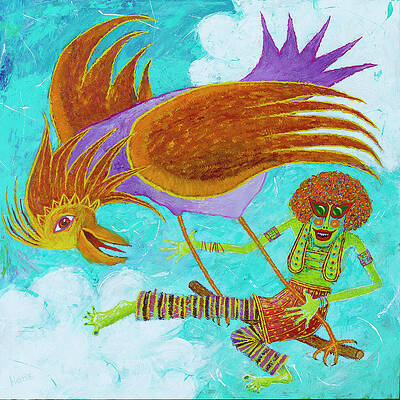 Bird Riding by Hone Williams Bird Riding by Hone Williams