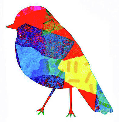 Bird Silhouette Abstract by Genevieve Esson Bird Silhouette Abstract by Genevieve Esson