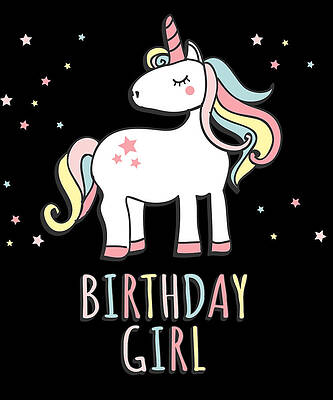 Wall Art - Digital Art - Birthday Girl by Flippin Sweet Gear