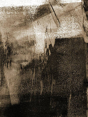 Black and Tan Modern Abstract Expressionist Dissonance 2 by Janine Aykens Black and Tan Modern Abstract Expressionist Dissonance 2 by Janine Aykens