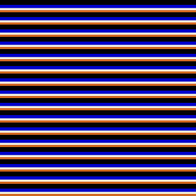 [ Thumbnail: Black, Blue, Beige, and Chocolate Colored Striped Pattern Duvet Cover ]