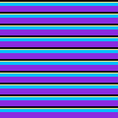 [ Thumbnail: Black, Tan, Deep Sky Blue, and Purple Colored Lines/Stripes Pattern Duvet Cover ]