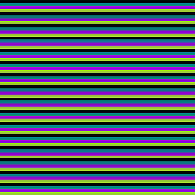 [ Thumbnail: Black, Teal, Dark Violet, and Green Colored Striped/Lined Pattern Duvet Cover ]